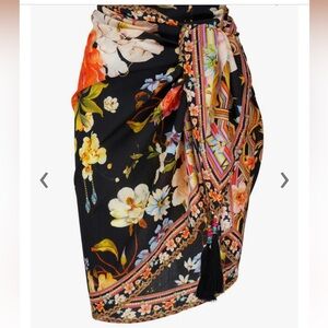 CAMILLA Secret History Short Tassel Sarong Wrap